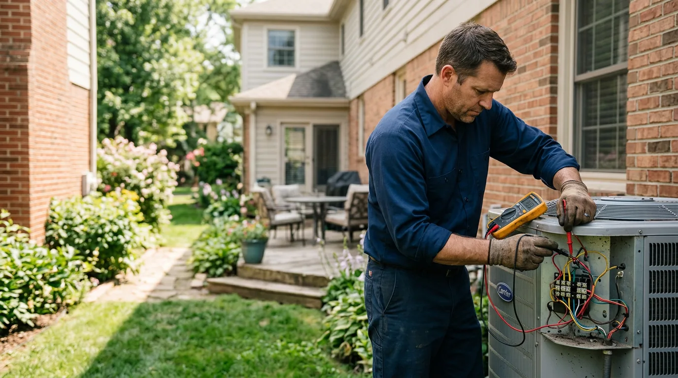 HVAC technician working near Springdale, UT